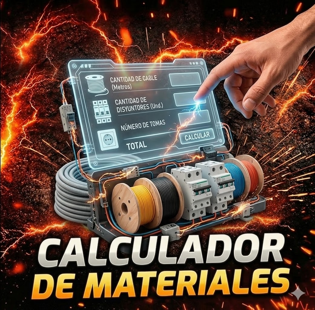 Ilustración de la calculadora de materiales